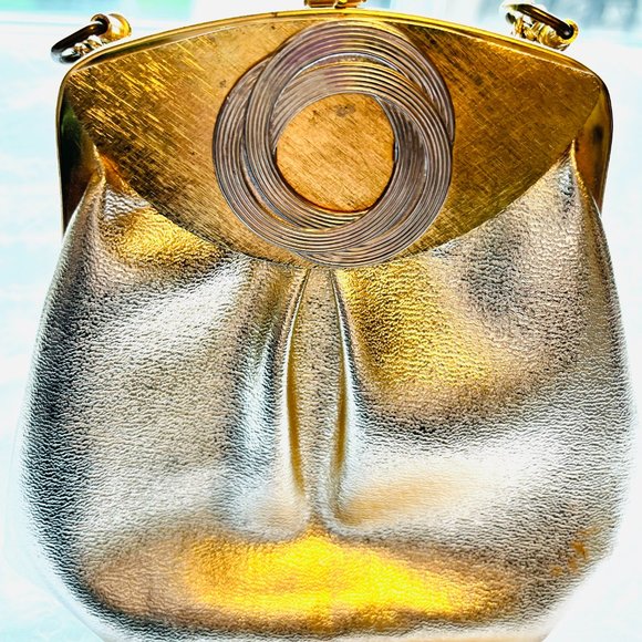 Vintage 1970s Gold Evening Clutch – Ingledew’s - Picture 5 of 10
